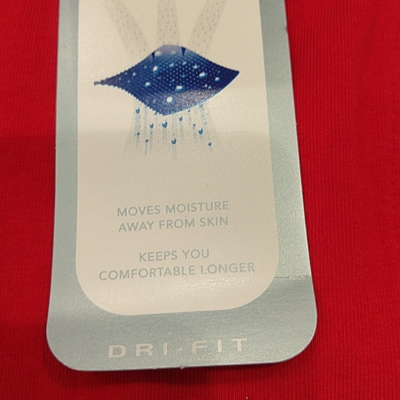 Nike Red Dri-fit Shorts Side Pockets M NWT - Picture 8 of 9